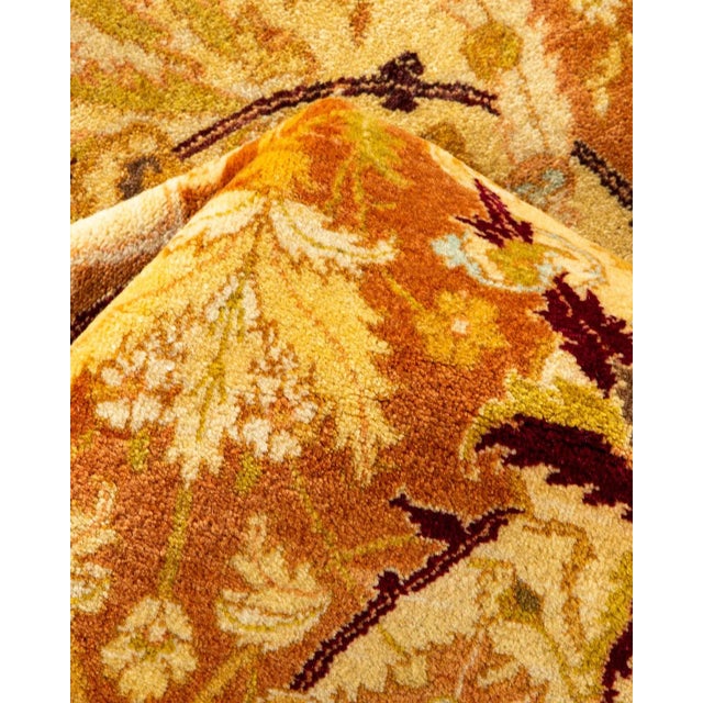 Textile Mogul, One-of-a-Kind Hand-Knotted Area Rug in Brown, 6' 1" x 8' 10" For Sale - Image 7 of 8