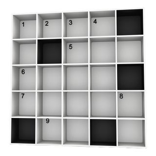 Shakespeare & Company Bookshelf in Powder-Coated Aluminum by Altreforme For Sale