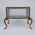 A rare French parlor aquarium in patinated and gilt bronze, with clear glass panels, in a historicist style with Rococo...
