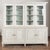 Gustavian (Swedish) 19th Century Large White Gustavian Style Pine Bookcase Display Cabinet With Glass Doors For Sale - Image 3 of 15