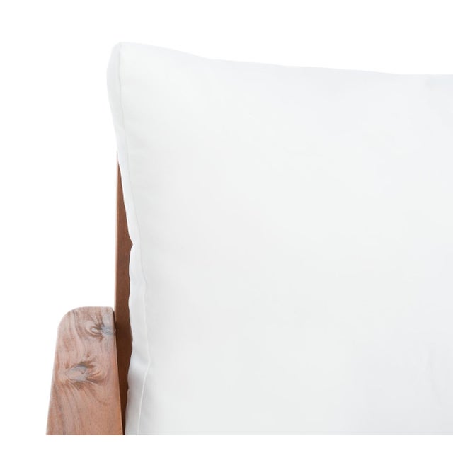 Spritely Home Castalia 4-Piece Outdoor Living Set, Natural/Beige Cushion For Sale - Image 4 of 9