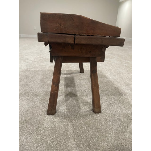 English Antique English Cobblers Bench For Sale - Image 3 of 6