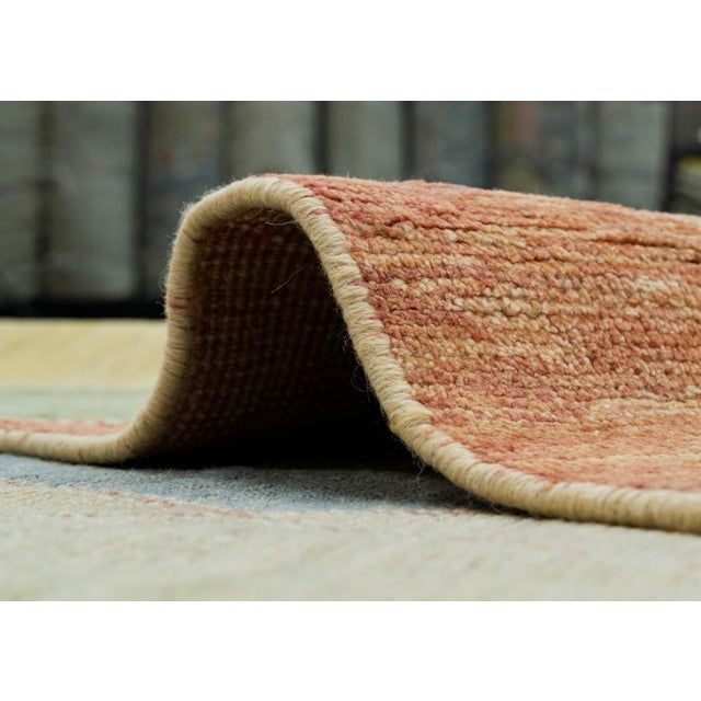 Tan Turkish Oushak Rug 12'2" x 15'4" #18579 For Sale - Image 8 of 8