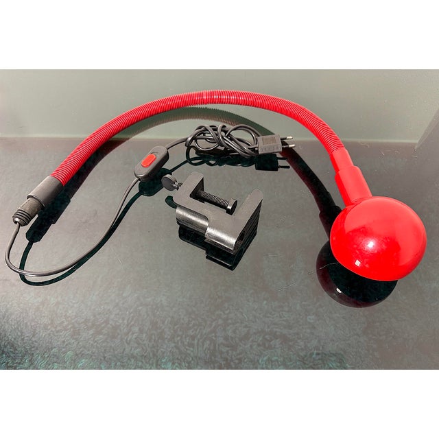 Plastic Vintage Enamelled Metal Chandelier by Isao Hosoe for Valenti Luce, Italy, 1960s For Sale - Image 7 of 8