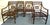 Mid-Century Modern Vintage McGuire Inspired Target Back Style Bamboo and Rawhide Wrapped Arm Chairs With Cushions- Set of 4 For Sale - Image 3 of 18