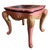 Palm Beach Regency Side Table – Pink & Gold Hollywood Regency Accent Table – Hand Painted Tropical Palm Design – Vintage Glam For Sale In Salt Lake City - Image 6 of 10