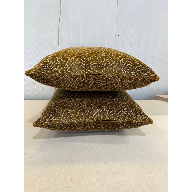 2020s Manuel Canovas Velvet Pillows- Set of 2 For Sale - Image 5 of 6