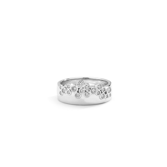 Created in 18 karat white gold Diamonds 0.35 ct approx Band size US 6.5 Limited edition This exquisite piece is crafted...
