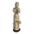 Antique Carved Alabaster Maiden Woman Sculpture Signed 24” Figure Marble Base For Sale