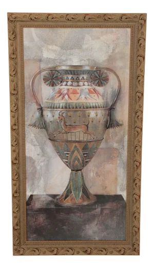 Dennis Carney Framed Print, 'Vase of Thebes I'