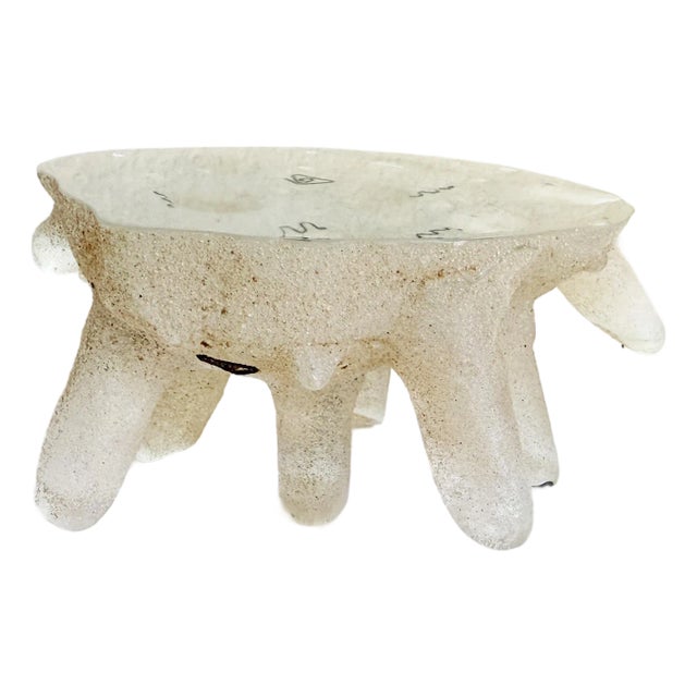 Hank Murta Adams Style Cast Glass Sculpture For Sale