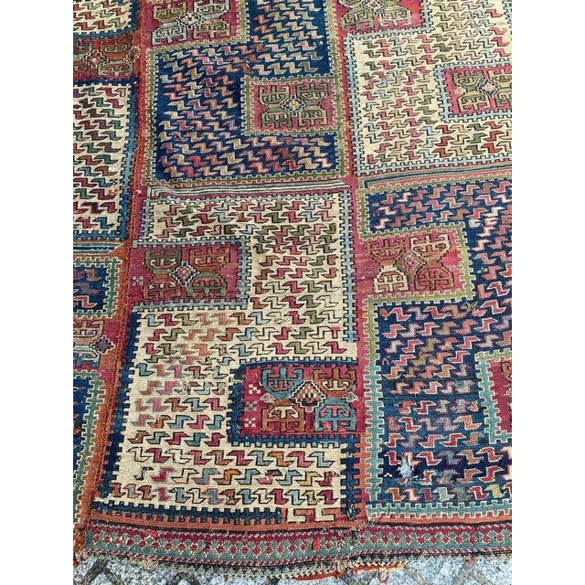 Caucasian Verneh Embroidered Kilim For Sale - Image 17 of 18