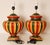 Atelier Versace Vintage Italian Table Lamps Tall Carved Wood Vase Lamps 1980s a Pair For Sale - Image 4 of 9