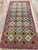 1880s Multicolor Field Cross Folk Art Antique American Knotted Wool Hooked Rug For Sale - Image 4 of 6