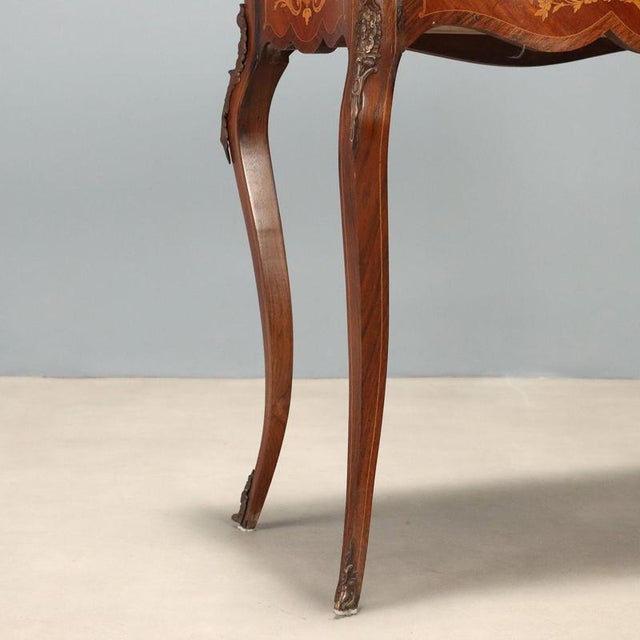 Wood Indian Rosewood and Mahogany Game Table For Sale - Image 7 of 13