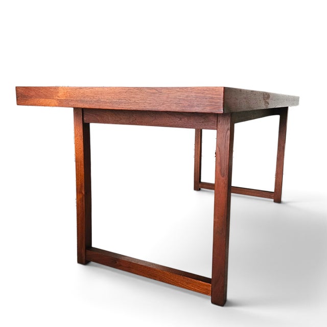Milo Baughman for Thayer Coggin Mid-Century Rosewood & Walnut Coffee Table - Model 4325 For Sale - Image 10 of 11