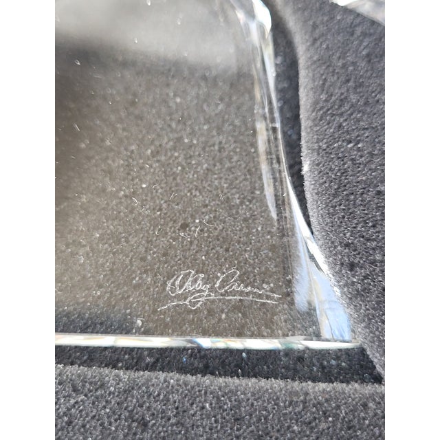 Late 20th Century Oleg Cassini Crystal Ornaments Signed , Set of 4 For Sale - Image 9 of 13