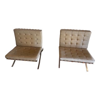 1970s Pair or Kroll Barcelona Chairs For Sale