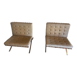 1970s Pair or Kroll Barcelona Chairs