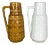 Vintage Pottery Fat Lava Glazed Vases from Scheurich, Germany, 1970s, Set of 2 For Sale