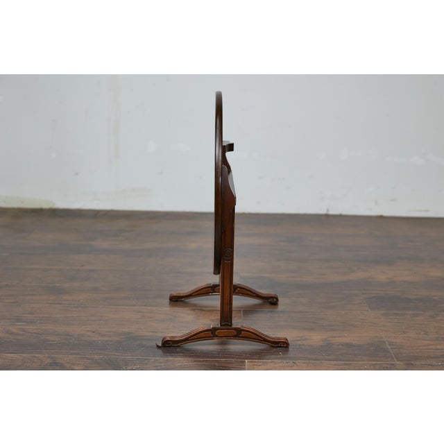 Antique Louis-Philippe French Walnut Tilt-Top Wine Tasting Table with Carved Paw Feet For Sale - Image 12 of 12