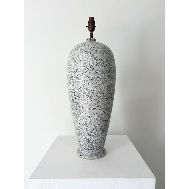 1980s Tall Postmodern Ceramic Lamp, Italy, 1980s For Sale - Image 5 of 15