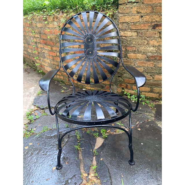 1950s Attributed to Francois Carre Oversized Coastal Lounge Chairs, Circa 1940 - A Pair For Sale - Image 5 of 12