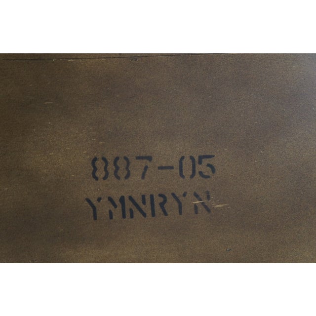 Late 20th Century Ralph Lauren Henredon George II Mahogany Gentleman's Dresser Chest of Drawers For Sale - Image 14 of 15