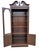 1980s Ethan Allen Breakfront Georgian Court Display Cabinet Curio Hutch Chippendale For Sale - Image 11 of 14