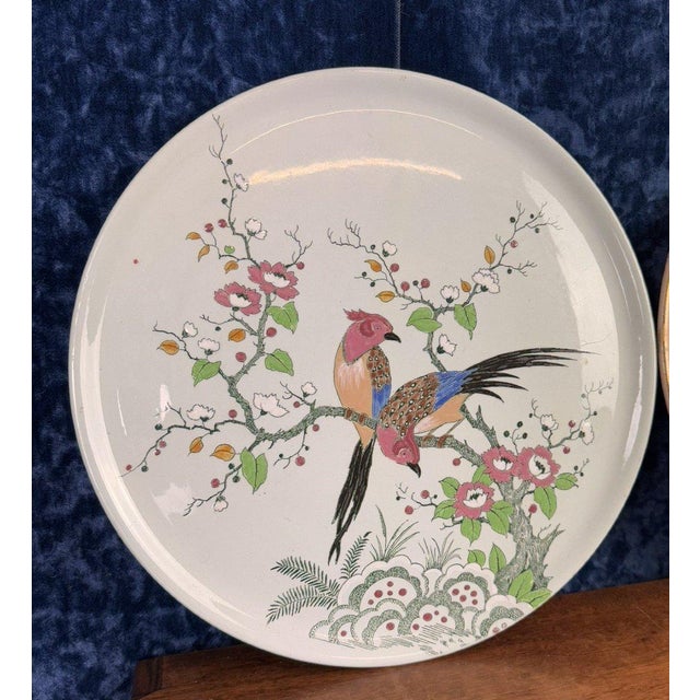 Ceramic Large Earthenware and Enamel Pie Dishes from Longwy, 1920, Set of 2 For Sale - Image 7 of 11