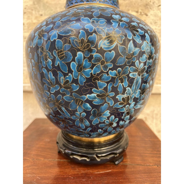 Ceramic Cloisonne Vase, 1890s For Sale - Image 3 of 10