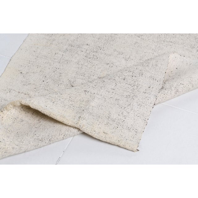 Off-white Organic Vintage Kilim Runner For Sale - Image 8 of 10