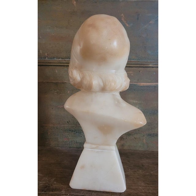 Ivory Antique Italian Bust by Giuseppe Bessi, 19th Century For Sale - Image 8 of 10