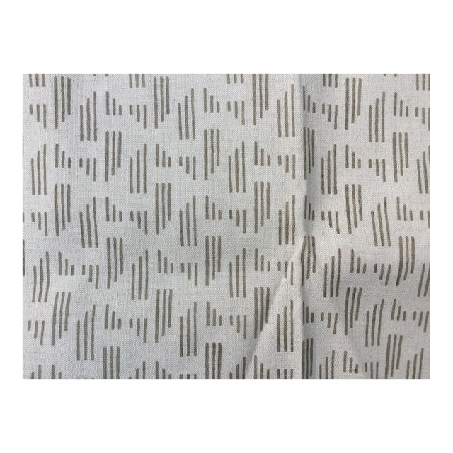 Zak + Fox “hidaka” Off Beige Fabric- 1.5 Yards For Sale