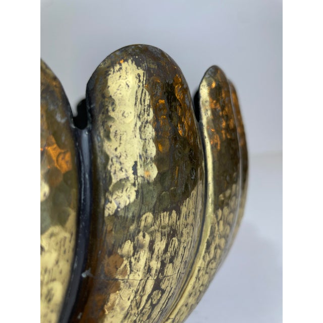 Italian Brass Bowl in the style of Egidio Casagrande, 1970s For Sale - Image 11 of 17