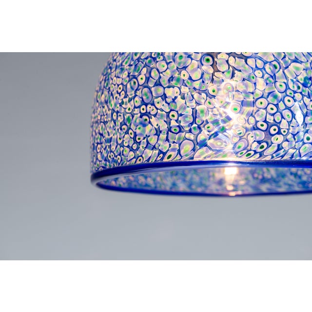 Blue Neverrino Pendant by Gae Aulenti for Vistosi, 1970s For Sale - Image 8 of 13