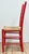 Late 20th Century Vintage Rush Seat Red Ladderback Dining Chair For Sale - Image 5 of 8