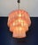 Large Three-Tier Murano 52 Chandelier in Pink Alabaster Glass Tubes, 1990 For Sale - Image 10 of 15
