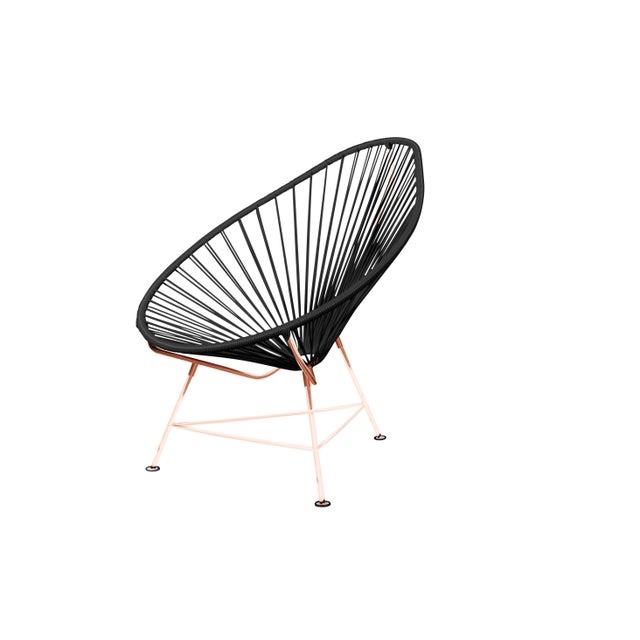 Black on Copper Acapulco Chair Chairish