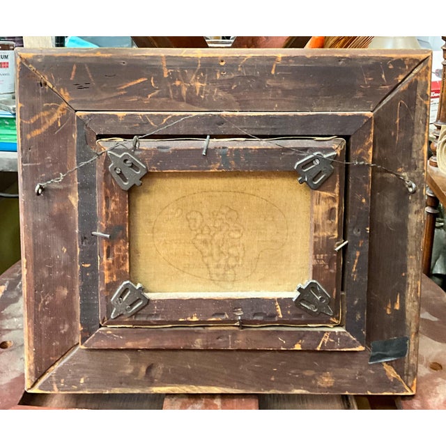 American 19th-C. Water Gilt Framed American Landscape Oil on Canvas of Mill on a River For Sale - Image 3 of 5