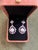White Bochic "Orient" Vintage Pink Sapphire & White Pearls Earrings 18K Gold & Silver For Sale - Image 8 of 18