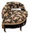 19th Century Upholstered Walnut Chit Chat Corner Chair With Cherubs For Sale