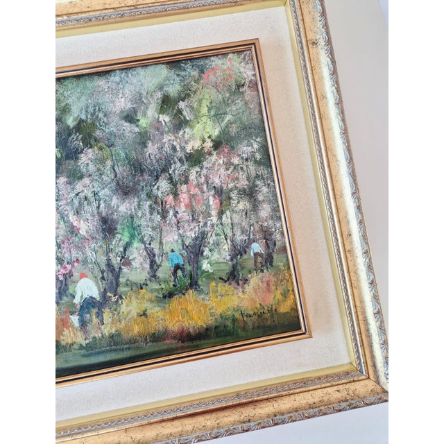 Guido Bertuzzi, Primavera, 1997, Oil Painting on Wood For Sale - Image 10 of 14