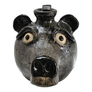 Original Steve Turpin "Bear" Face Jug For Sale