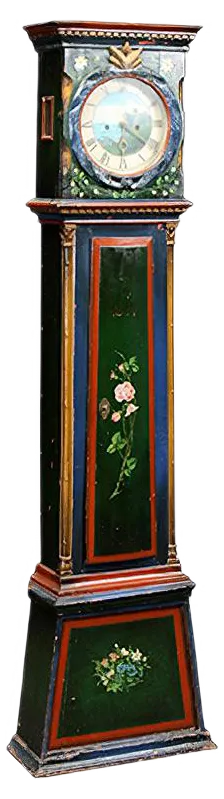 Danish Standing Clock, 1840s