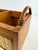 Brown Vintage Indonesian Wood and Woven Rattan Four-Compartment Storage Caddy For Sale - Image 8 of 15
