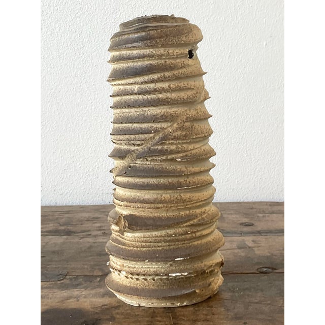 Ceramic Vintage Original Studio Pottery Vase For Sale - Image 7 of 12