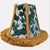 A striking custom lampshade handcrafted in luxurious Covington “Luv Bunny” velvet, featuring whimsical teal bunny...