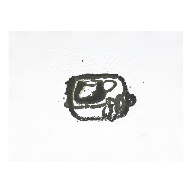 Antoni Tapiès, Apariciones 7, 1982, Carborundum Etching For Sale