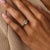 1950s Mid Century Gia 1.80 Carat Diamond Platinum Engagement Ring, Size 7.5 For Sale - Image 5 of 6
